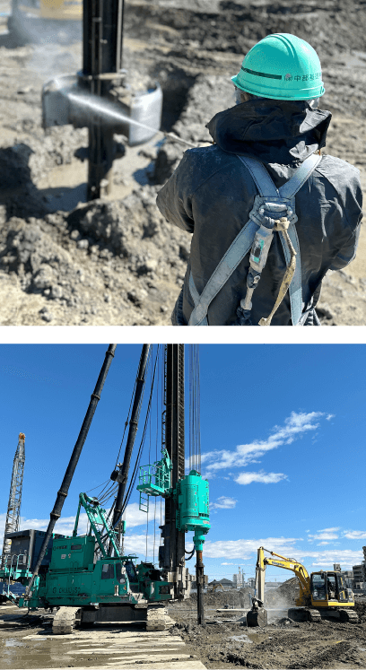 杭打ち工事の仕事について